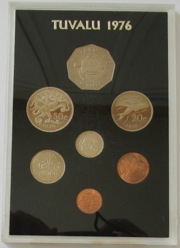Tuvalu Proof Coin Set 1976