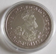 Belgium 5 ECU 1987 Emperor Charles V Silver