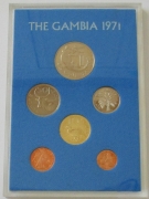 Gambia Proof Coin Set 1971