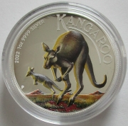 Australien 1 Dollar 2022 Australian Kangaroo High Relief...