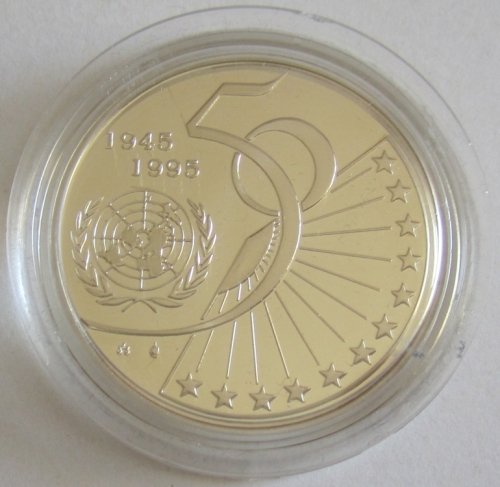 Belgien 5 ECU 1995 50 Jahre UNO