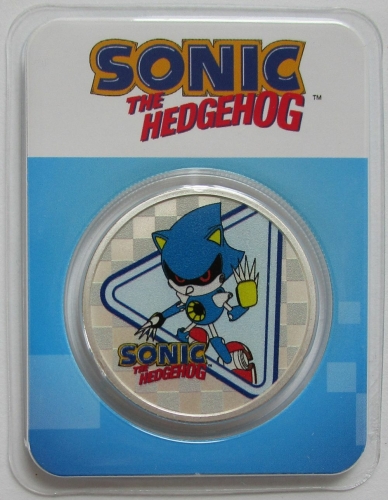 Niue 2 Dollars 2022 Sonic the Hedgehog Metal Sonic 1 Oz Silver