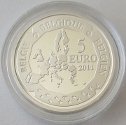Belgien 5 Euro 2011 Hélène Dutrieu