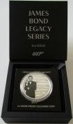 Tuvalu 1 Dollar 2022 James Bond Legacy Roger Moore 1 Oz...