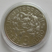 Austria 3 Euro 2022 Dinosaurs Pachycephalosaurus