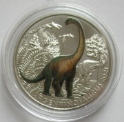 Austria 3 Euro 2021 Dinosaurs Argentinosaurus