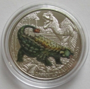 Austria 3 Euro 2020 Dinosaurs Ankylosaurus