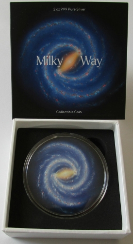 Chad 10000 Francs 2022 Milky Way 2 Oz Silver