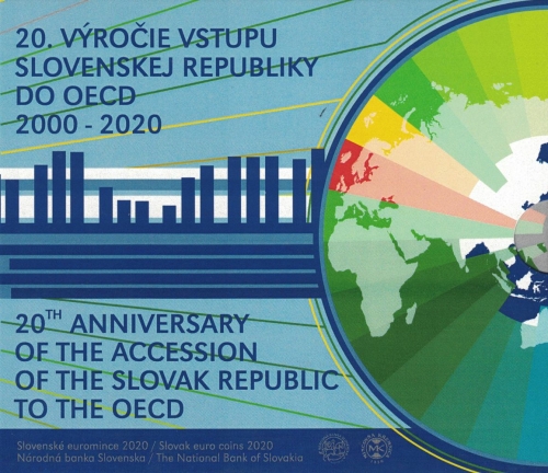Slovakia Coin Set 2020 20 Years OECD Accession
