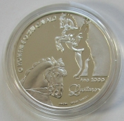 Portugal 1000 Escudos 2000 Ibero-America Man & Horse Silver Proof