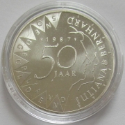 Niederlande 50 Gulden 1987 Königin Juliana &...