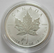 Canada 5 Dollars 2015 Maple Leaf Lunar Goat Privy 1 Oz...