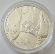 South Africa 5 Rand 2022 Big Five II Rhinoceros 1 Oz Silver