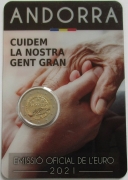 Andorra 2 Euro 2021 Eldercare BU