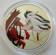 Niue 2 Dollars 2022 Disney 101 Dalmatiner Cruella de Vil