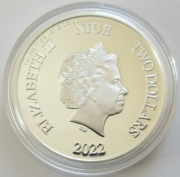 Niue 2 Dollars 2022 Disney 101 Dalmatians Cruella de Vil 1 Oz Silver
