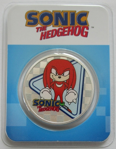 Niue 2 Dollars 2022 Sonic the Hedgehog Knuckles 1 Oz Silver