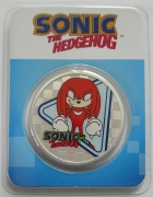 Niue 2 Dollars 2022 Sonic the Hedgehog Knuckles 1 Oz Silver