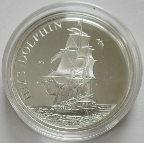Tokelau 5 Tala 2012 Ships HMS Dolphin Silver