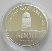 Hungary 5000 Forint 2008 Olympics Beijing Water Polo Silver Proof