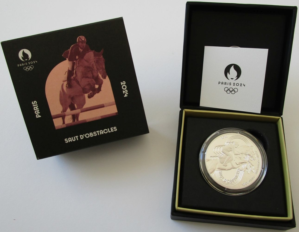 Frankreich 10 Euro 2022 Olympia Paris Reiten MagoMuenzen, 79,00