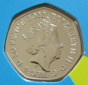 Großbritannien 50 Pence 2022 Commonwealth Games in Birmingham BU