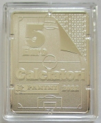 Italiy 5 Euro 2022 Panini White Silver