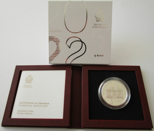 San Marino 5 Euro 2022 Leon Battista Alberti