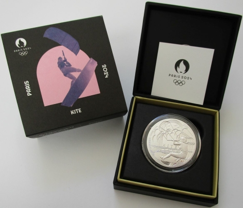 Frankreich 10 Euro 2022 Olympia Paris Kitesurfen