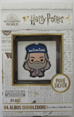 Niue 2 Dollars 2020 Chibi Harry Potter Albus Dumbledore 1 Oz Silver