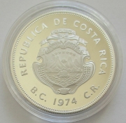 Costa Rica 50 Colones 1974 15 Years WWF Green Sea Turtle...