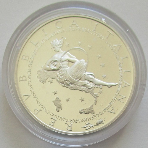 Italy 10 Euro 2003 Council Presidency Silver Proof