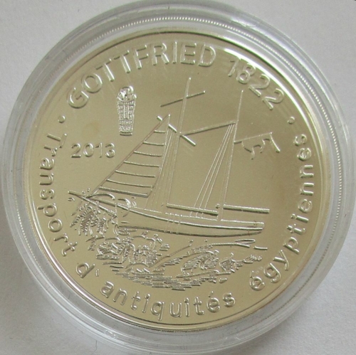 Burkina Faso 1000 Francs 2013 Ships Gottfried Silver