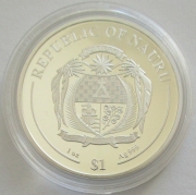 Nauru 1 Dollar 2020 30 Years German Reunification 1 Oz Silver