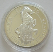 United Kingdom 2 Pounds 2020 Queens Beasts White Horse of...