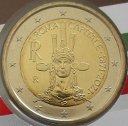 Italy 2 Euro 2021 150 Years Capital Rome BU