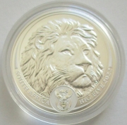 South Africa 5 Rand 2022 Big Five II Lion 1 Oz Silver