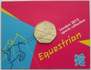 United Kingdom 50 Pence 2011 Olympics London Equestrian