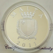 Malta 10 Euro 2011 Eurostar Phoenicians Silver