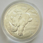 DR Congo 10 Francs 2007 Wildlife Rhinoceros