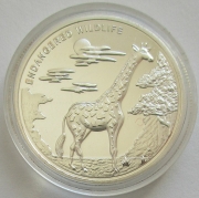 DR Kongo 10 Francs 2007 Tiere Giraffe