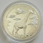 DR Congo 10 Francs 2007 Wildlife Giraffe