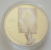 Lithuania 20 Euro 2021 230 Years Constitution of 3 May...