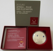 Austria 20 Euro 2022 Eyes of the World Africa Elephant...