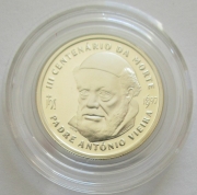 Portugal 500 Escudos 1997 Antonio Vieira Silver Proof