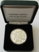 Latvia 5 Euro 2014 Coin of the Seasons Silver