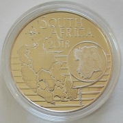 South Africa 10 Rand 2018 UNESCO Waterberg Biosphere White-Backed Night Heron 1 Oz Silver