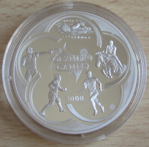 Kasachstan 100 Tenge 2007 Olympia Beijing Moderner Fünfkampf