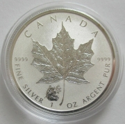 Kanada 5 Dollars 2016 Maple Leaf Panda Privy