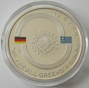 Greece 10 Euro 2023 Philhellenes Karl Normann 1 Oz Silver